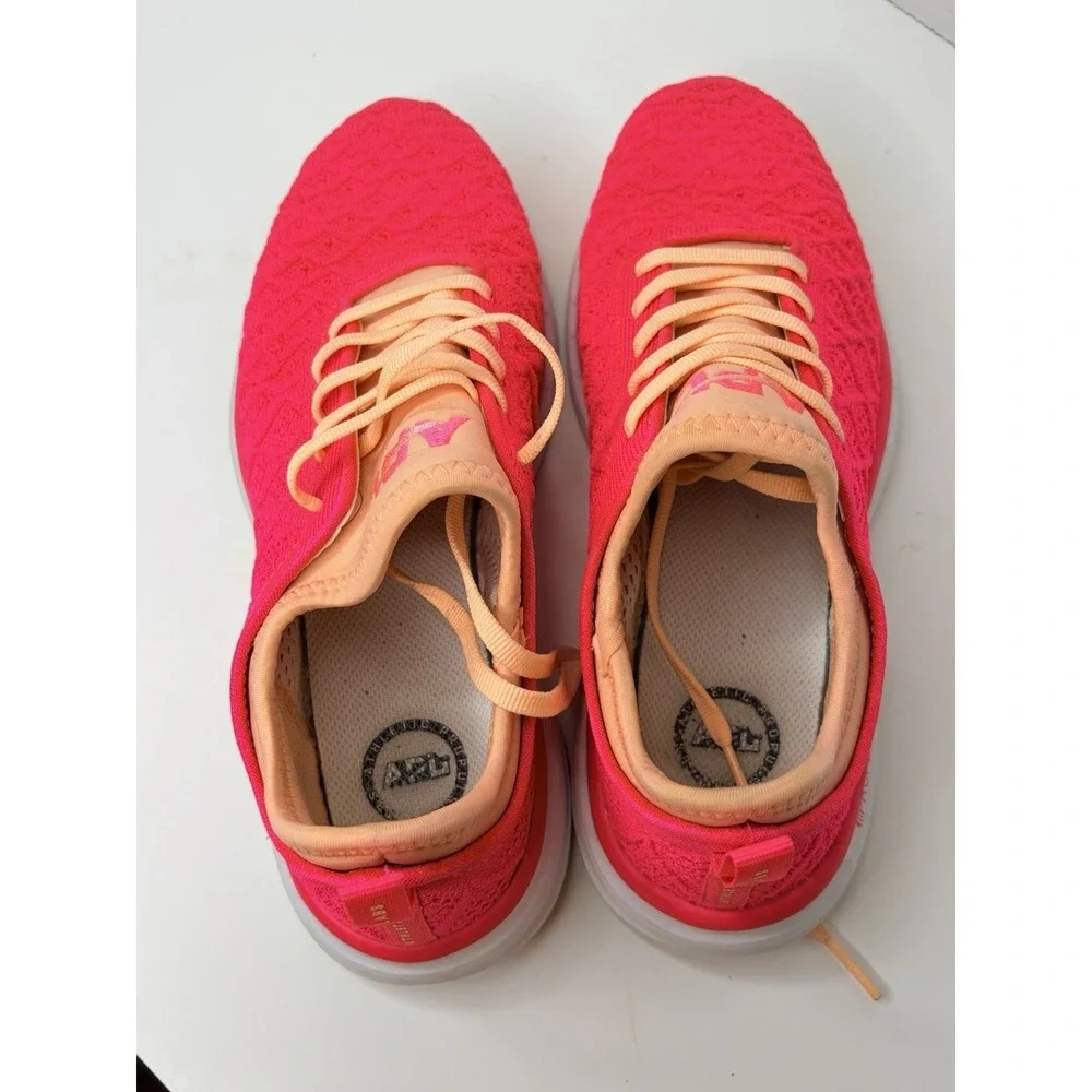 APL Techloom Phantom Running Shoes Size 8 Pink White Running Athleisure Gym